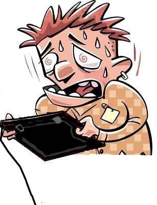 Fix Broken Keyboard Leg With Office Supplies