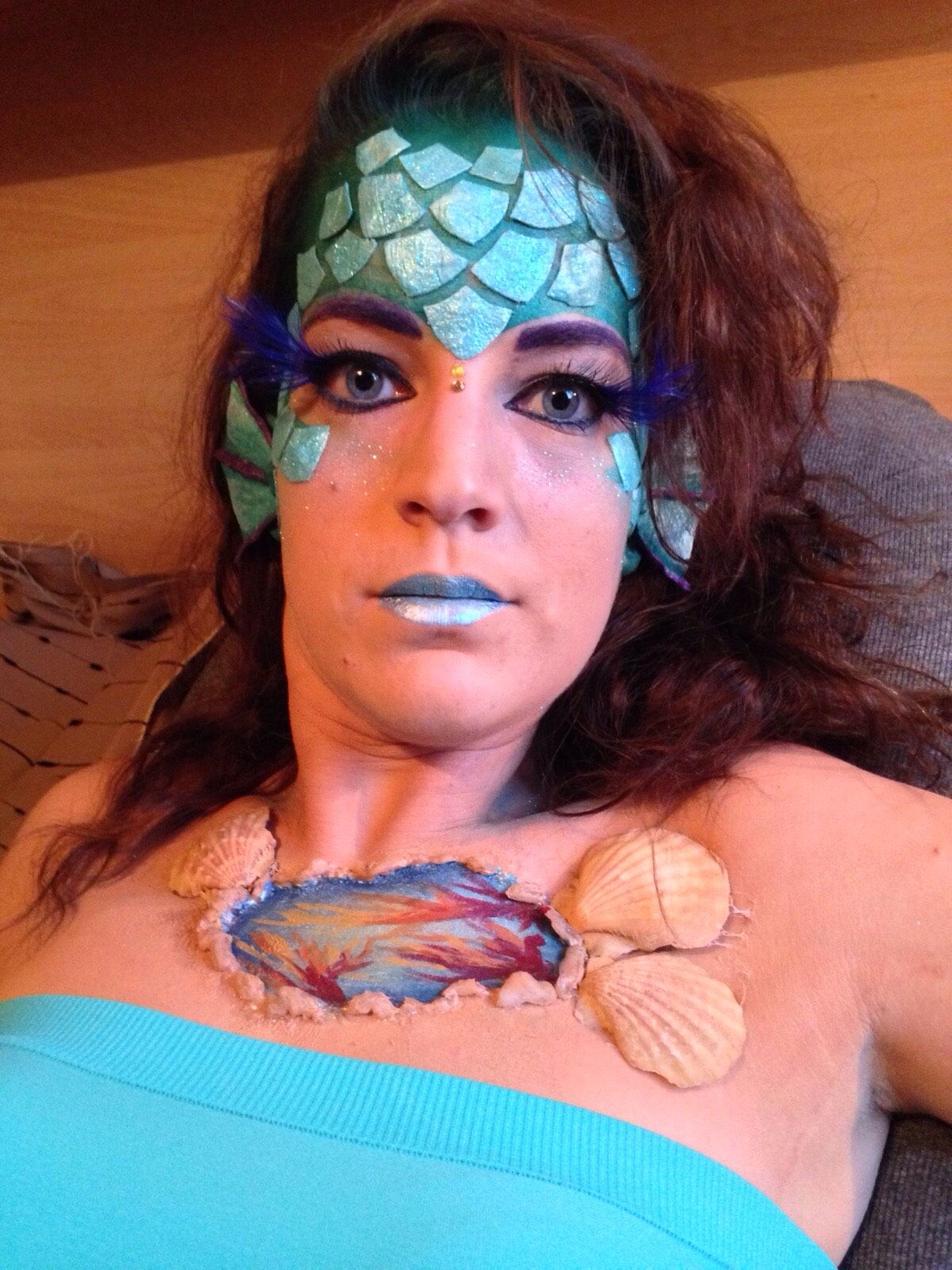 Mermaid Halloween Make-up