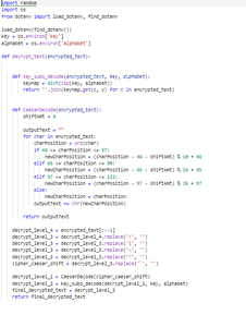 Coding the Encrypt and Decrypt Functions