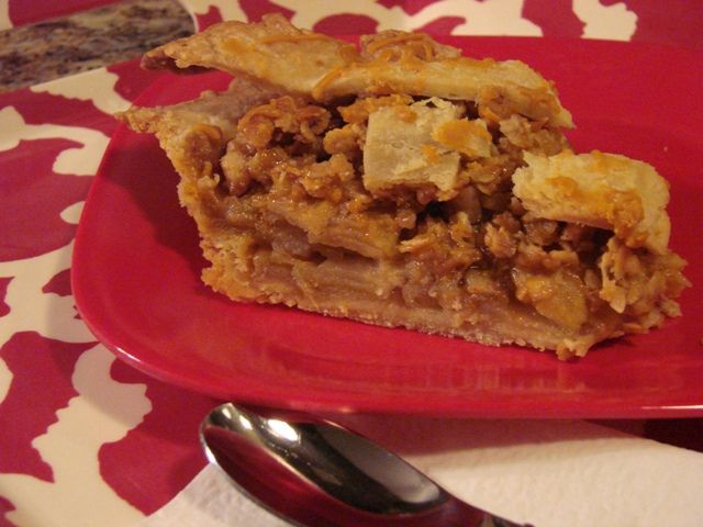 Backyard Apple-Butterscotch Pie