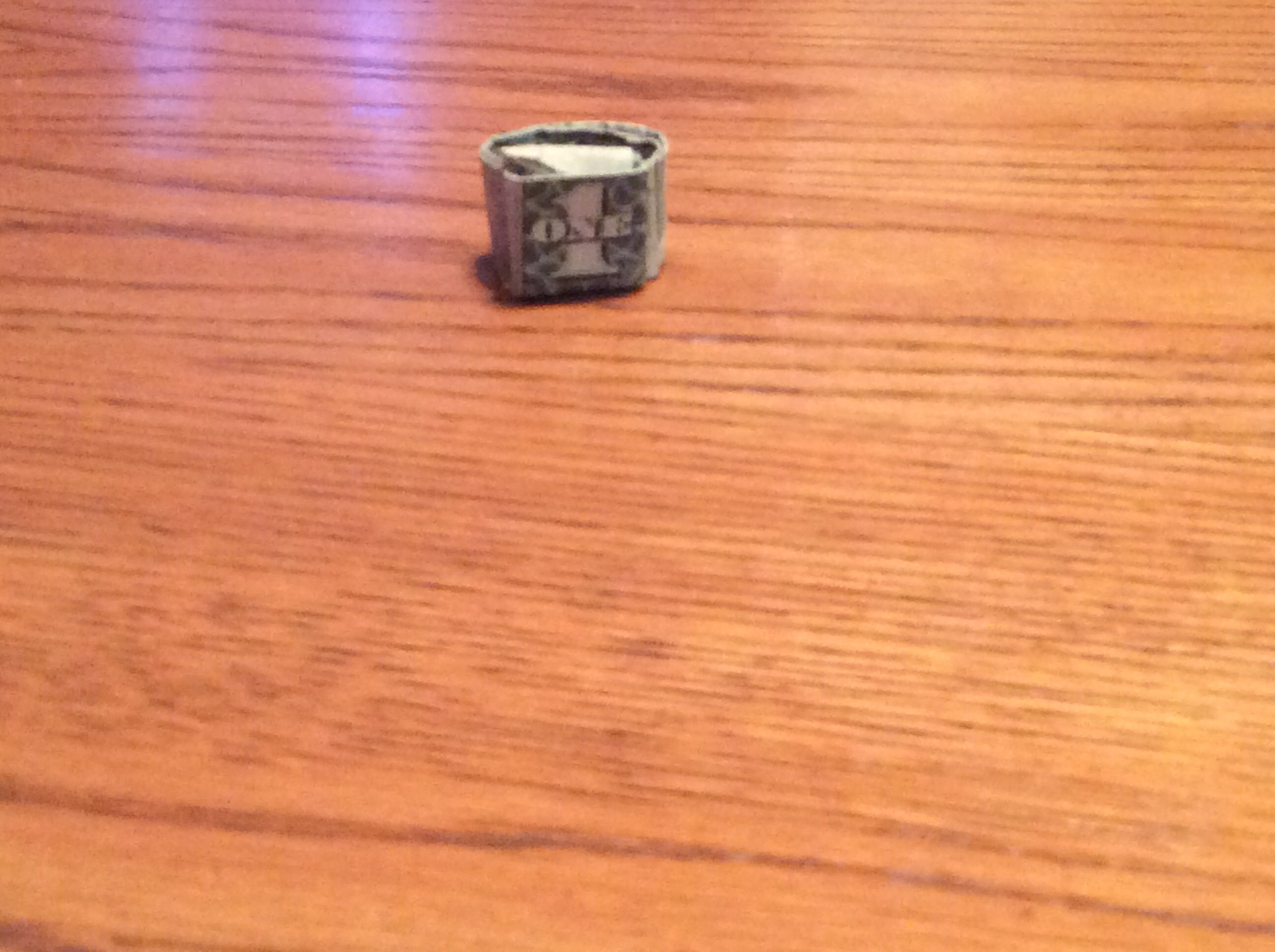 How to Make a Dollar Bill Ring