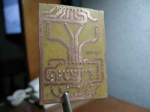A  Simple Way to Make Your Own PCB Circuits Printed