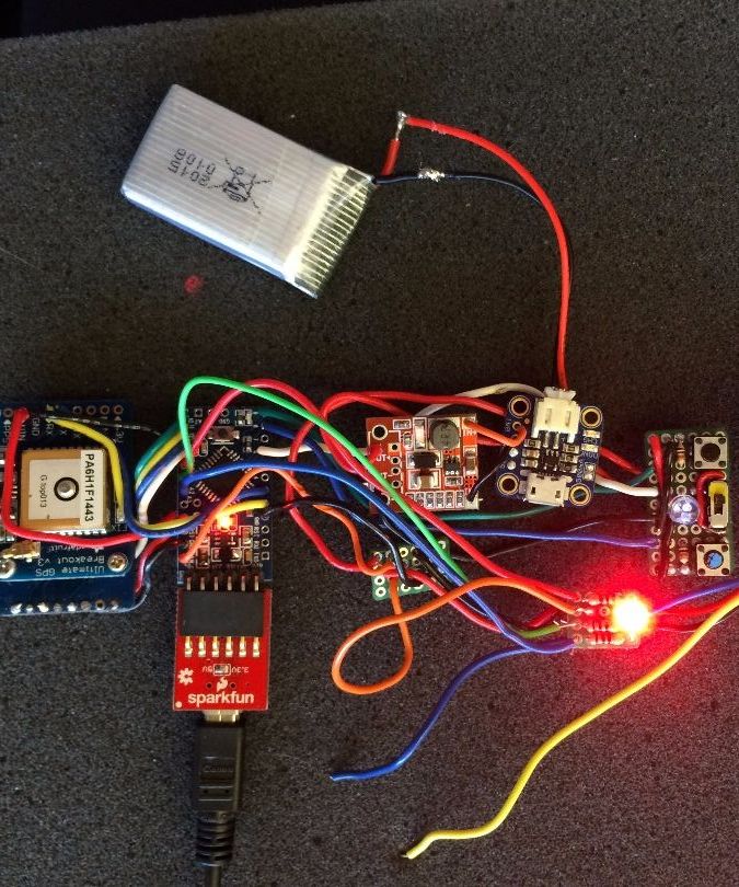 InPace - an Arduino based GPS data logging fitness wristband with bluetooth and an iOS app