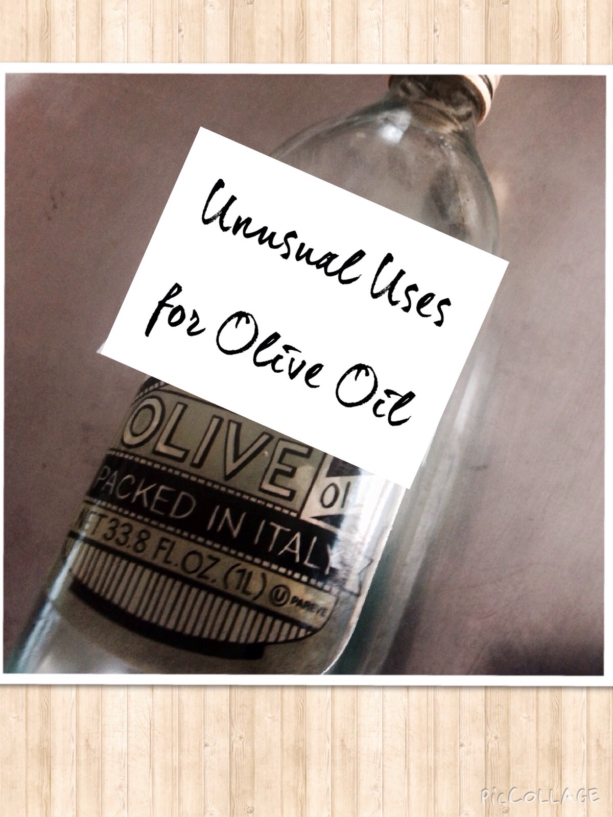 Unusual Uses for Olive Oil
