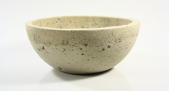 Smash and Grab Bowl_Cast Concrete + Glass.