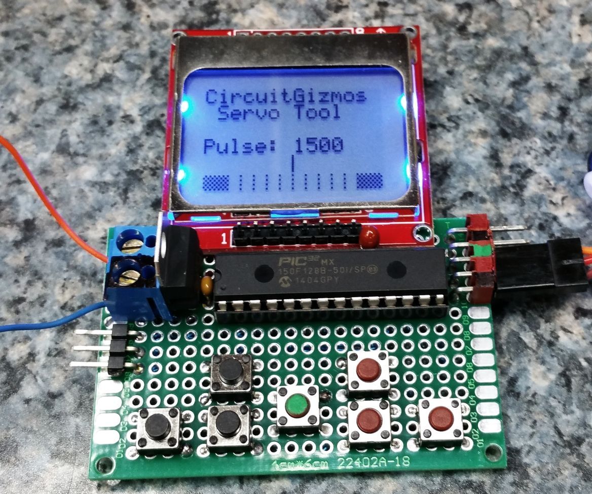 Servo Tester With Graphic LCD