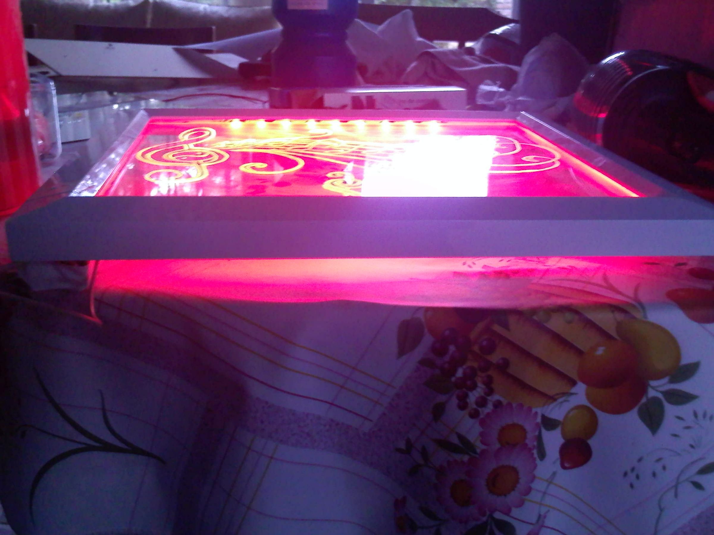 Led Plexiglass Music Frame Instructables
