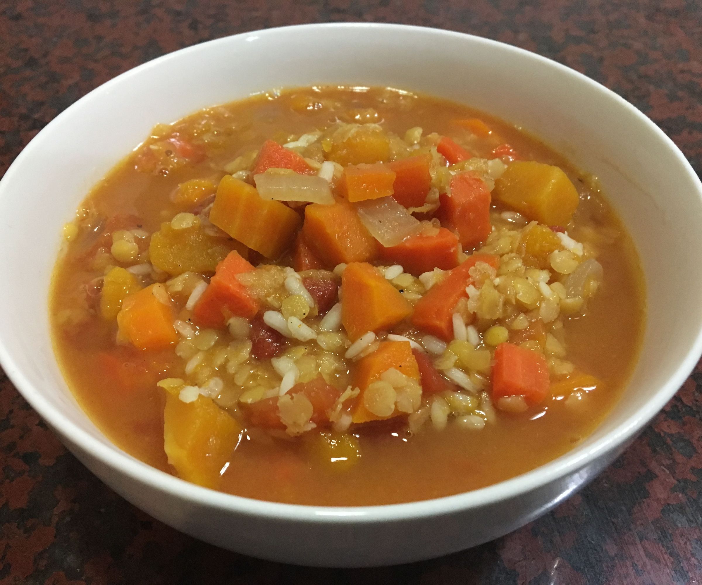 Slow Cooker Carrot and Pumpkin Soup