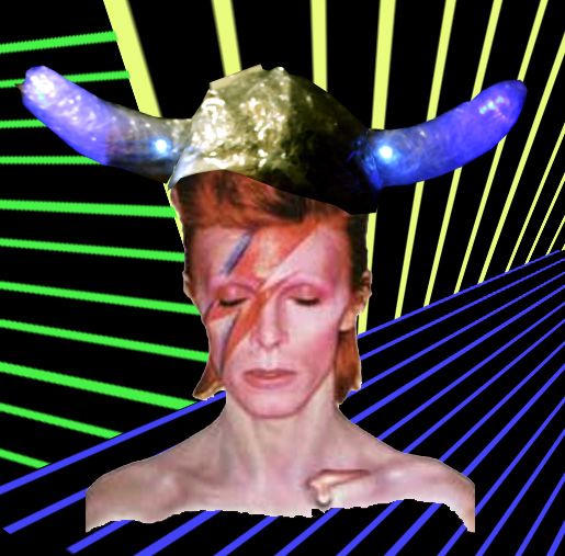 TECHNO VIKING! LED Horns on a Space Viking Helmet: Volume Indicator + Transucent Viking Helmet