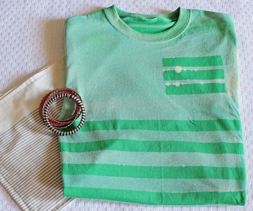 Custom Bleached Tee Shirt