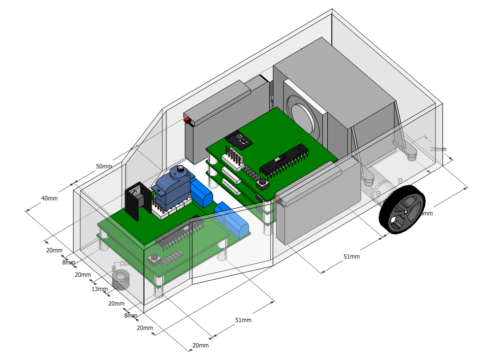 JabberBot! the Arduino Robot With an ATMega Brain and Bluetooth Braun! :-)