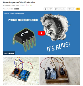 How to Program an ATtiny85