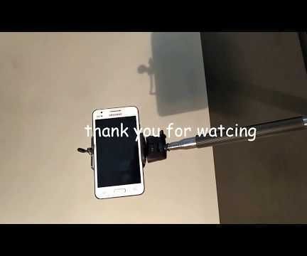 How Convert a Selfie Stick to a Smartphone Clip Holder