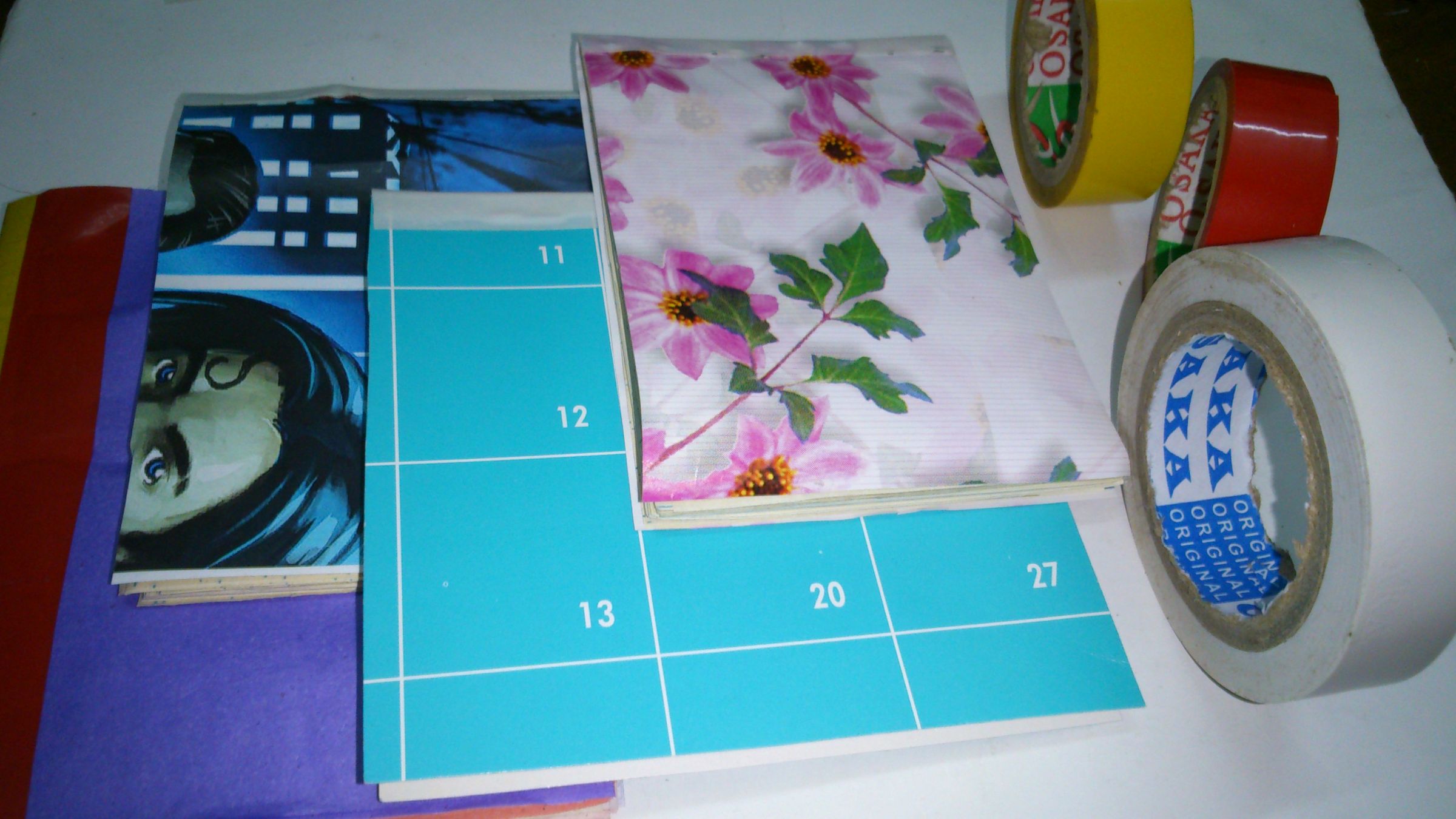 15 Minute D.I.Y. 4 Different Duct Tape Mini Notebook/mini Quote Art Journal 