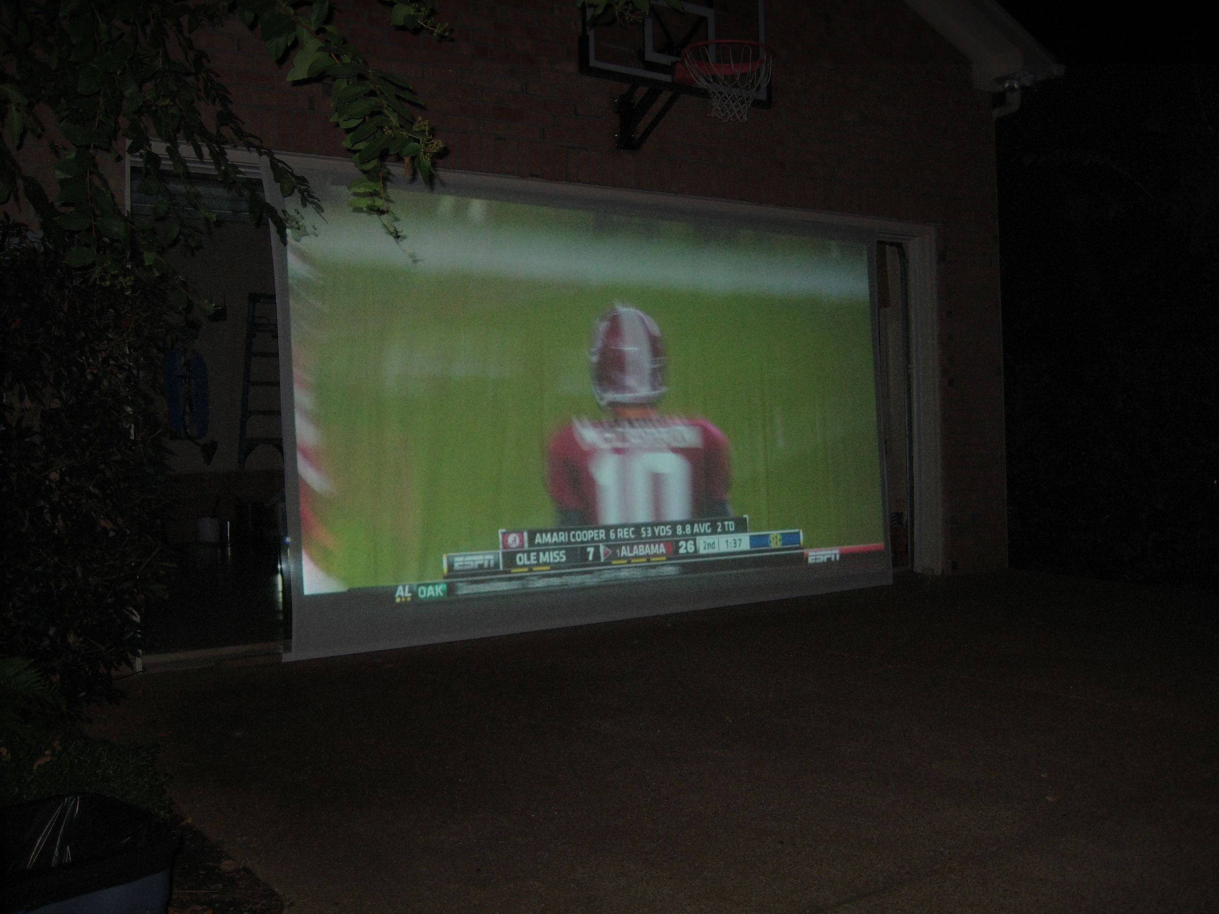 Outdoor Halloween Movie Theater