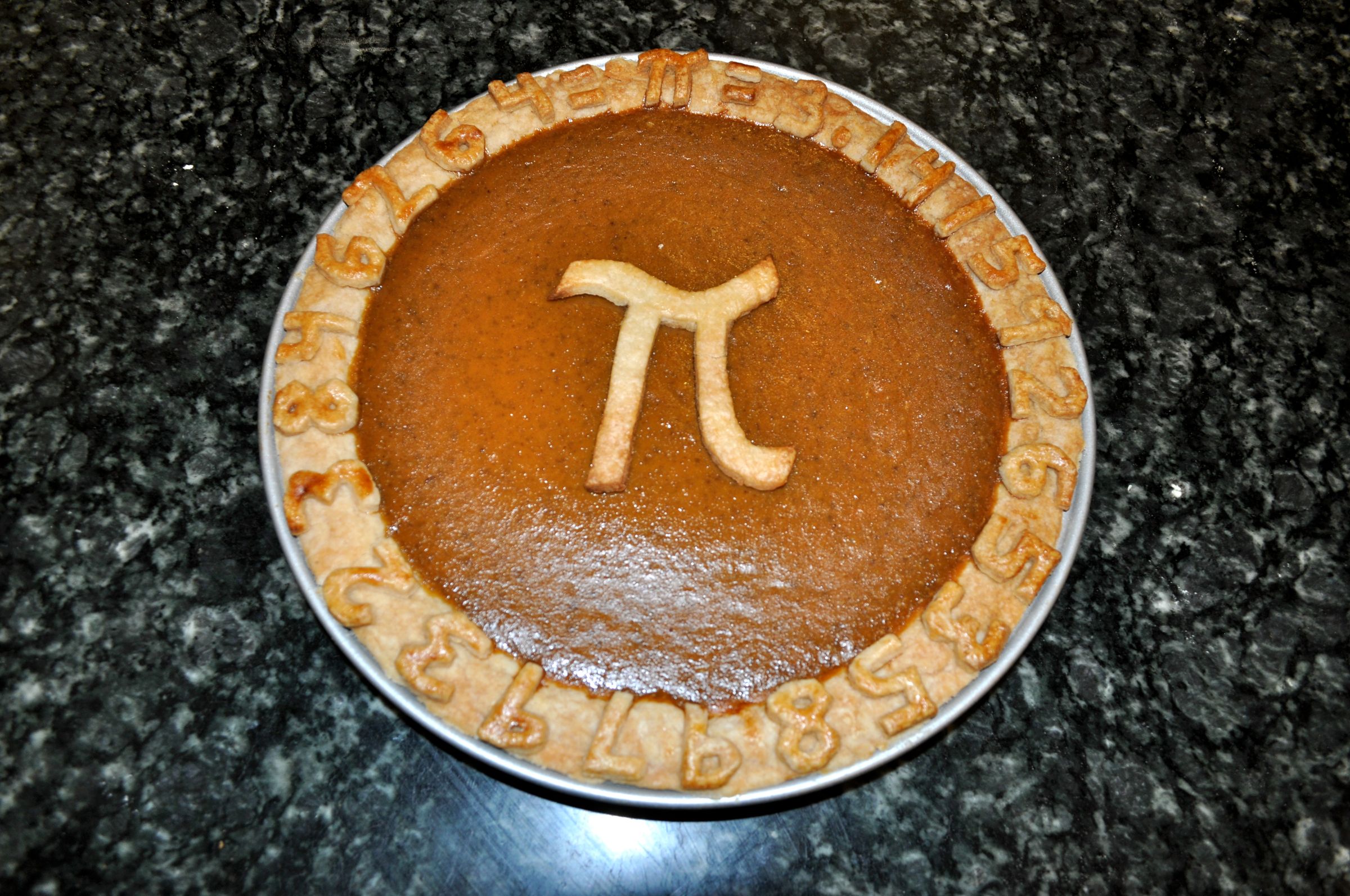 Pumpkin Pi With Homemade Crust