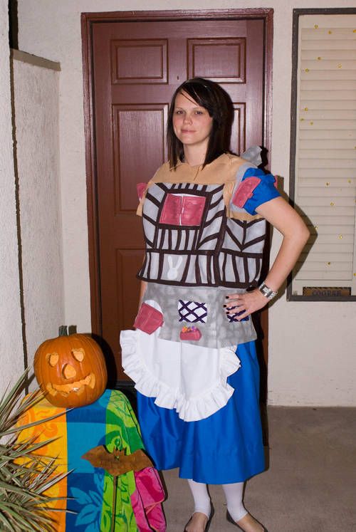 Alice Busting Out of the White Rabbits House Costume! Not Your Average Alice!