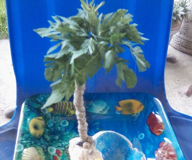 Wire Palm Tree