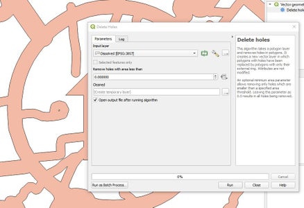 Deleting Small Holes [optional]