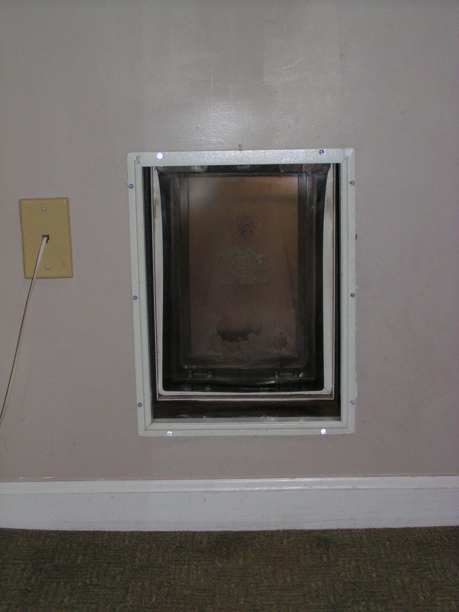 High Class Dog Door Instructables