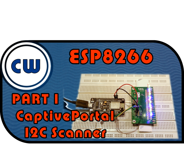 EPS8266 WEB LED Control + I2C Scanner
