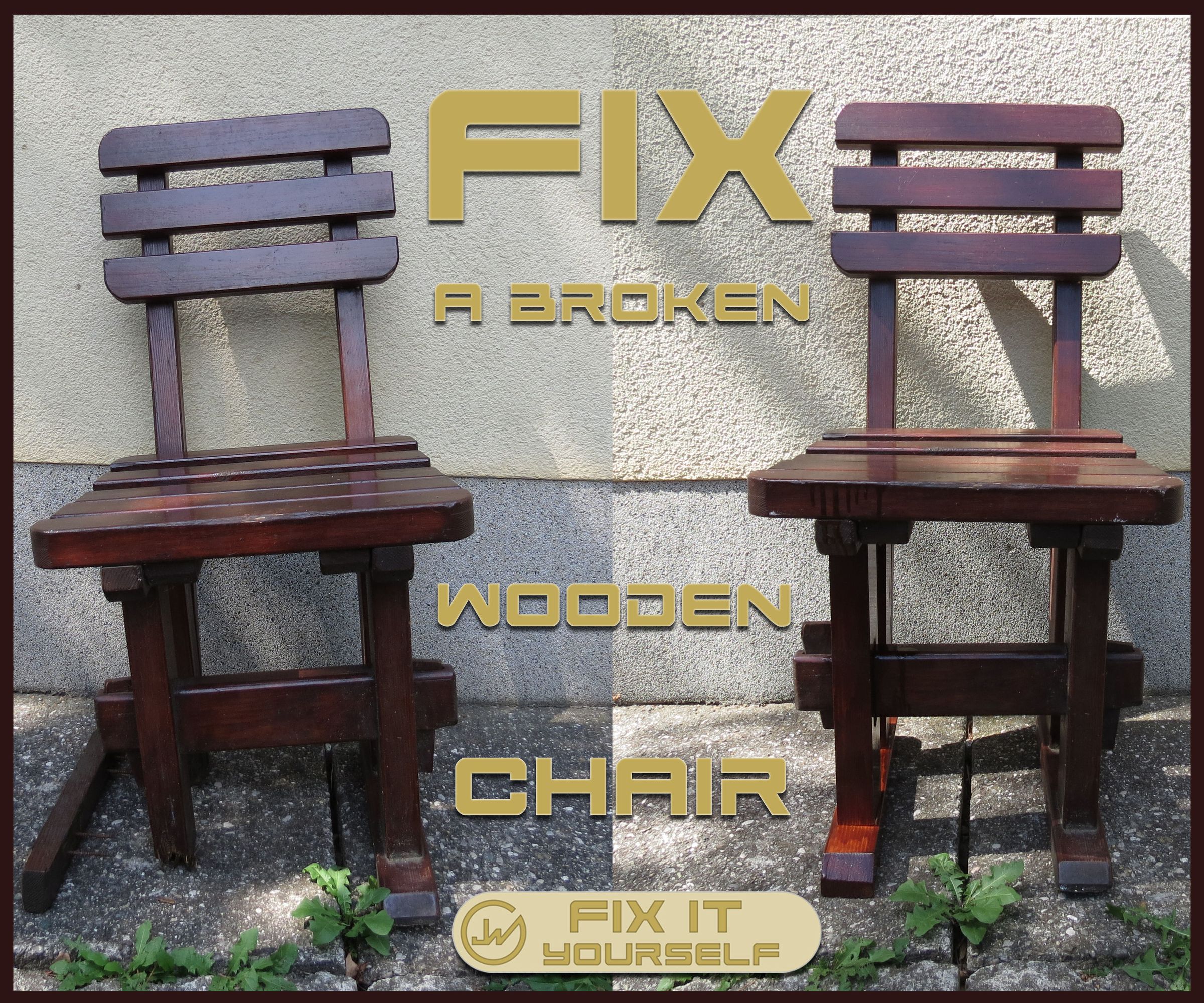 Fix a Broken Wooden Chair - FIX IT YOURSELF