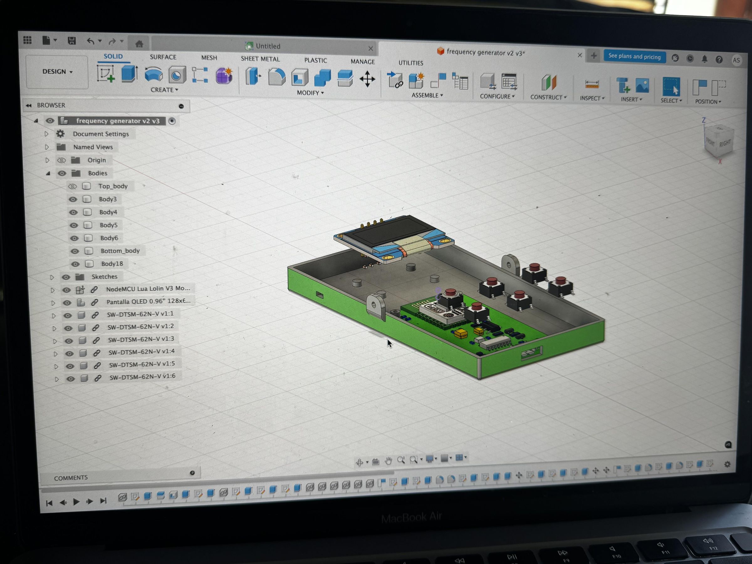 DIY Frequency Generator + Reader Toolkit (ESP8266 + OLED + 3D Printed ...