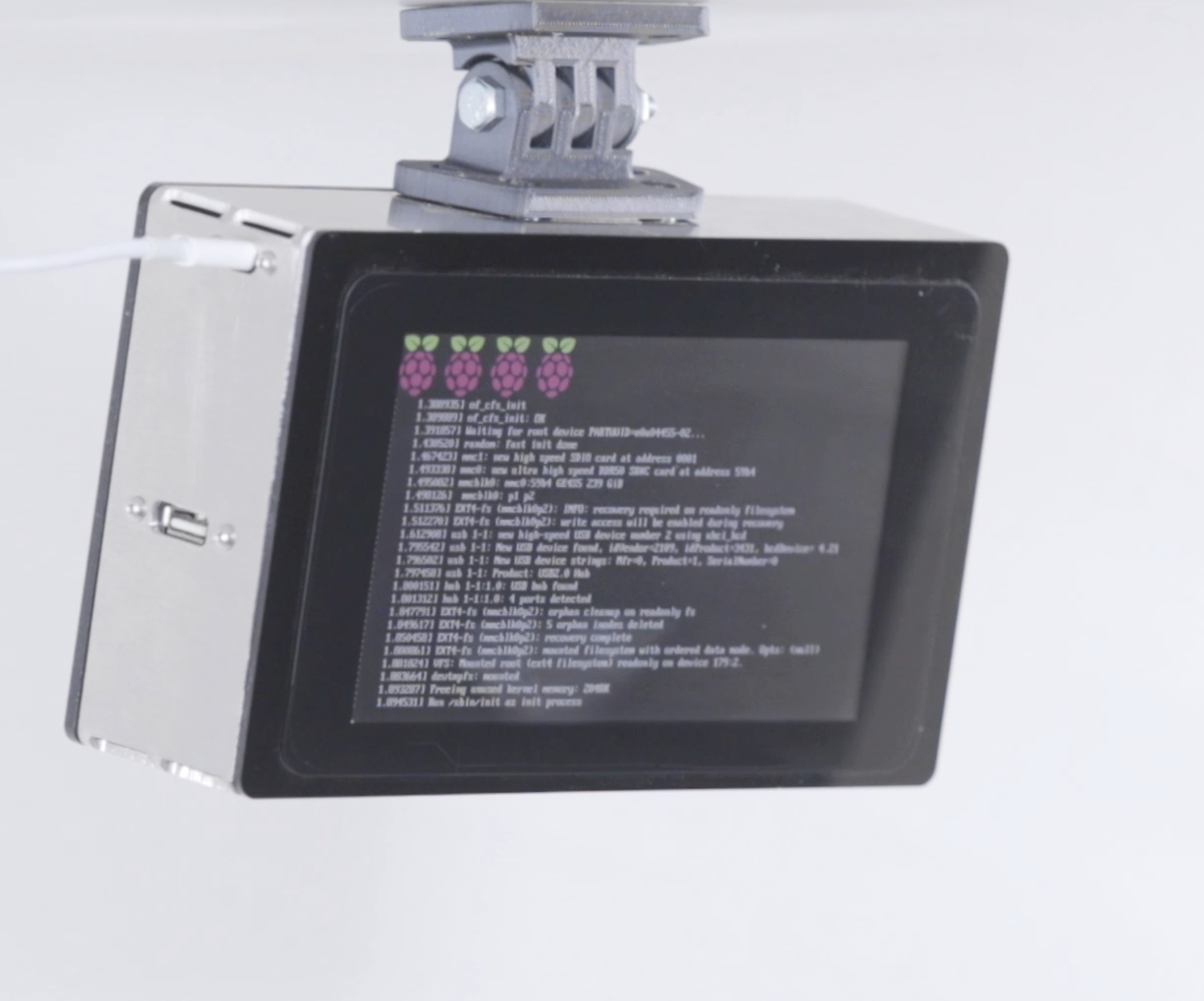 CNC Machined and Bent Aluminum Raspberry Pi + Touchscreen Case