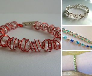 Beaded and Wire Bracelets