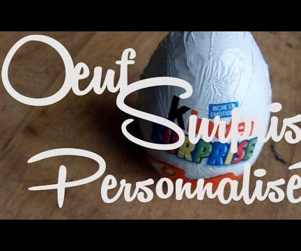 Customized Chocolate Egg Surprise 