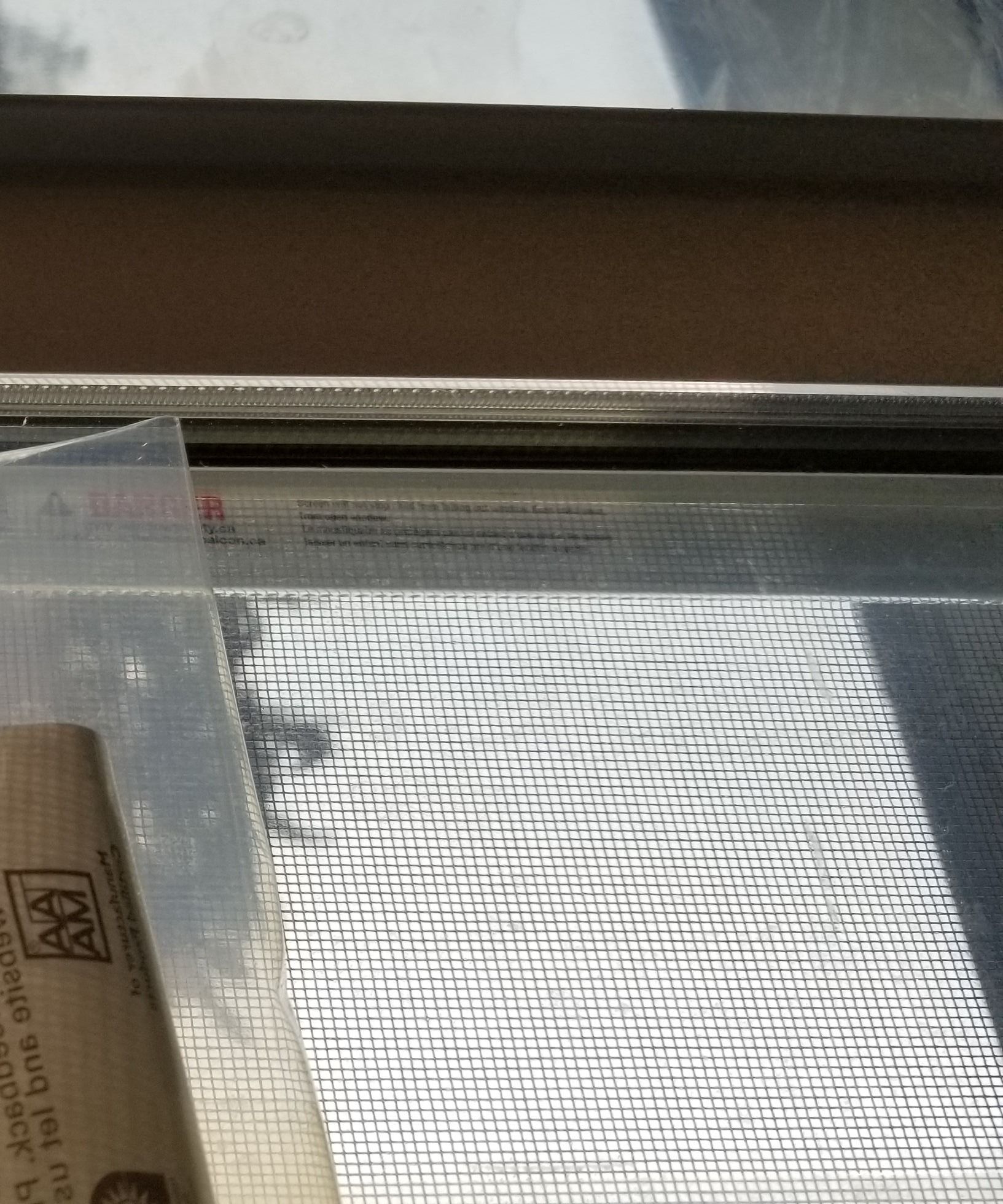 Static Shocks from Plastic Film on Windows