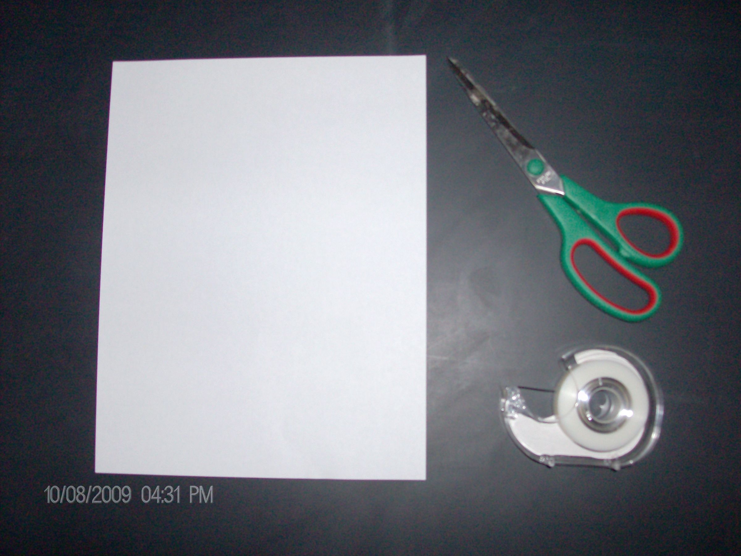 paper pistol (made out of 1 piece of paper)