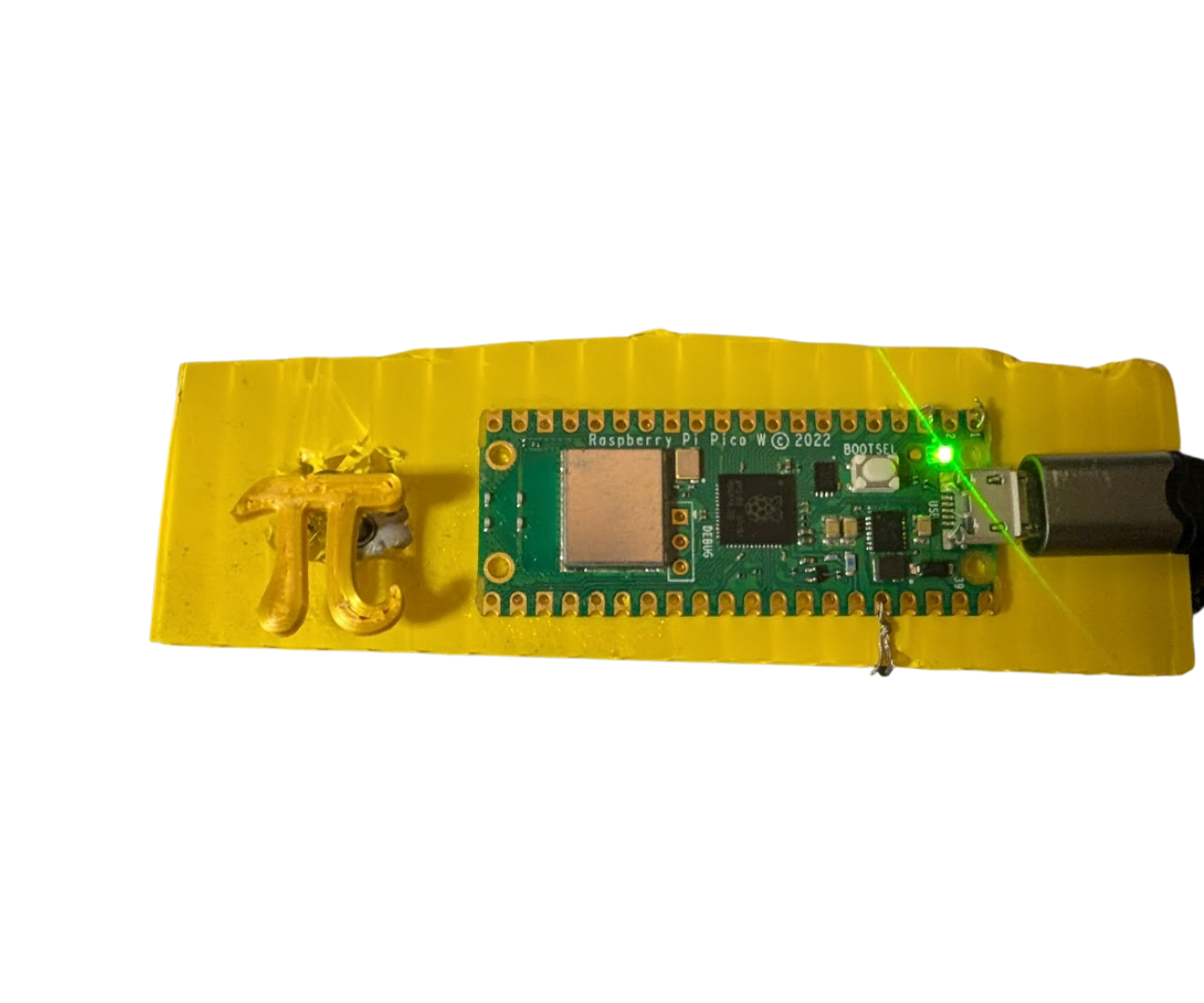 Pi Binary Clicking/Blinking Device Utilizing Raspberry Pi Pico