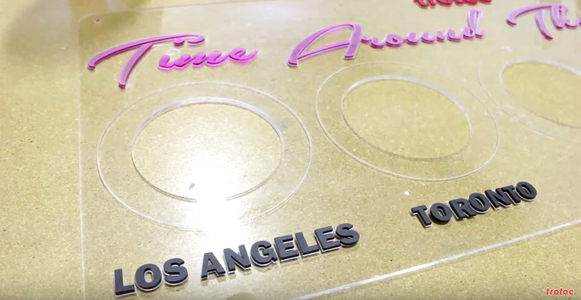 Placing the Acrylic Letters