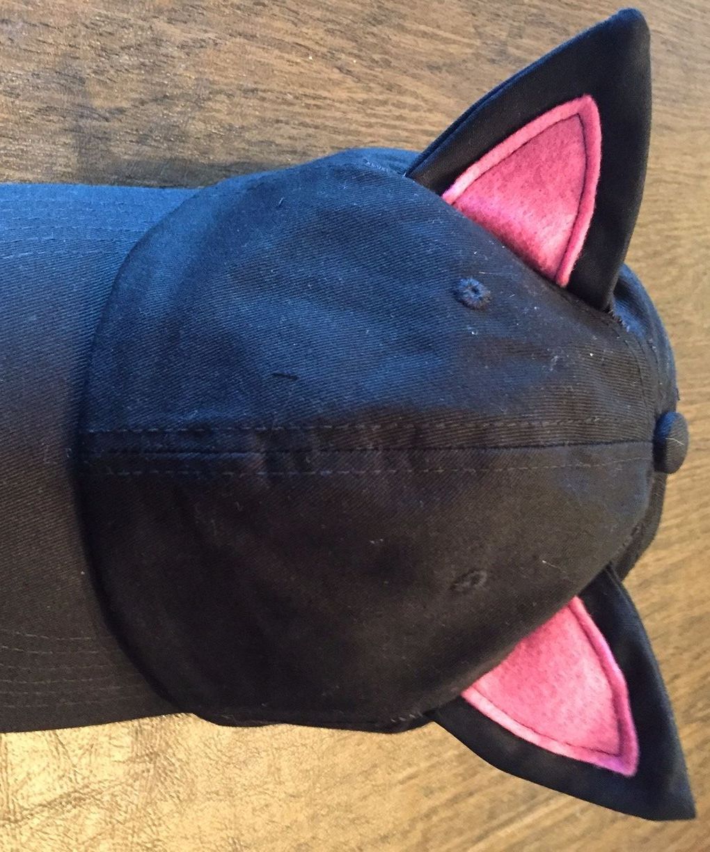 Baseball Cap With Pussycat Ears