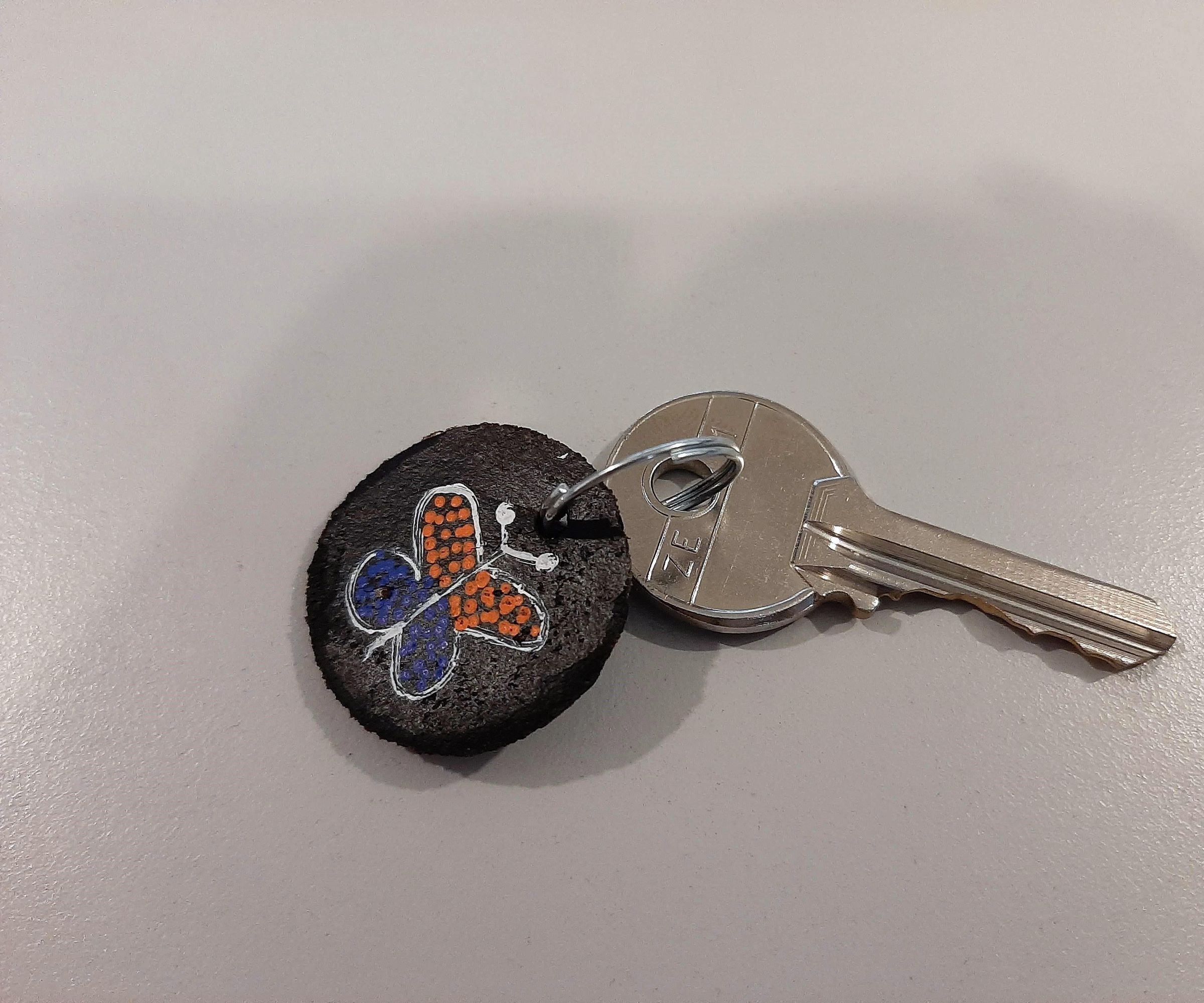 Keychain - Turkish Coffee Based Bioplastic