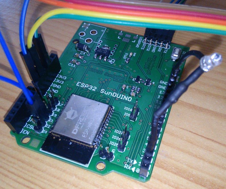 ESP32 SunDuino and Si7021 (HTU21)