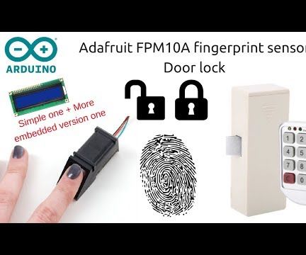 Arduino Fingerprint Door Lock : 4 Steps - Instructables