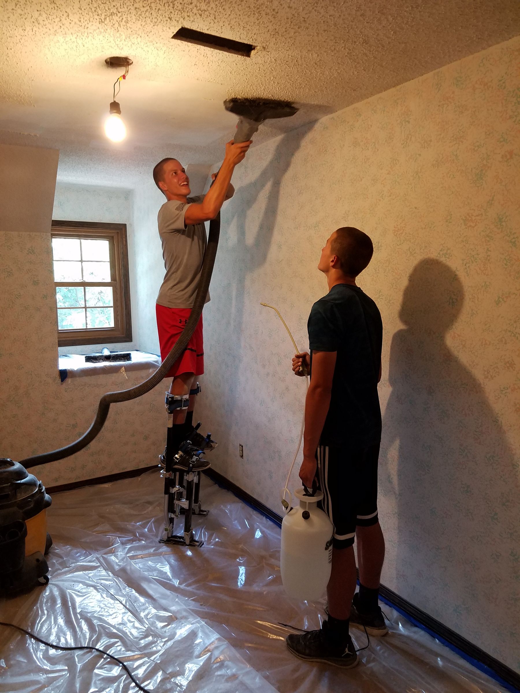 Popcorn Ceiling Removal Tool Instructables