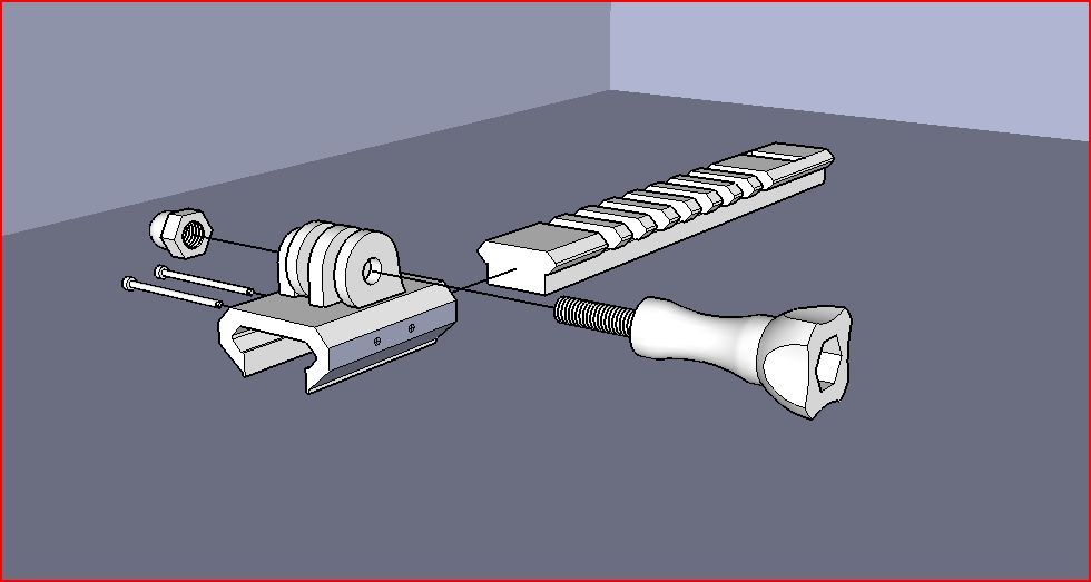 GoPro tactical Mount (might work on some nerfs) perfect for killing zombies!