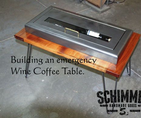 Wine Holding Coffee Table 
