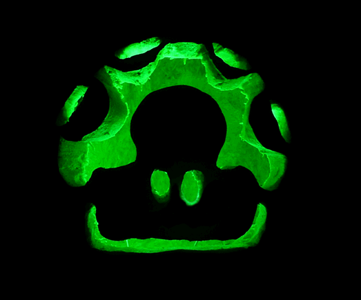 Super Mario Bros. LED Mushroom Halloween Pumpkin!