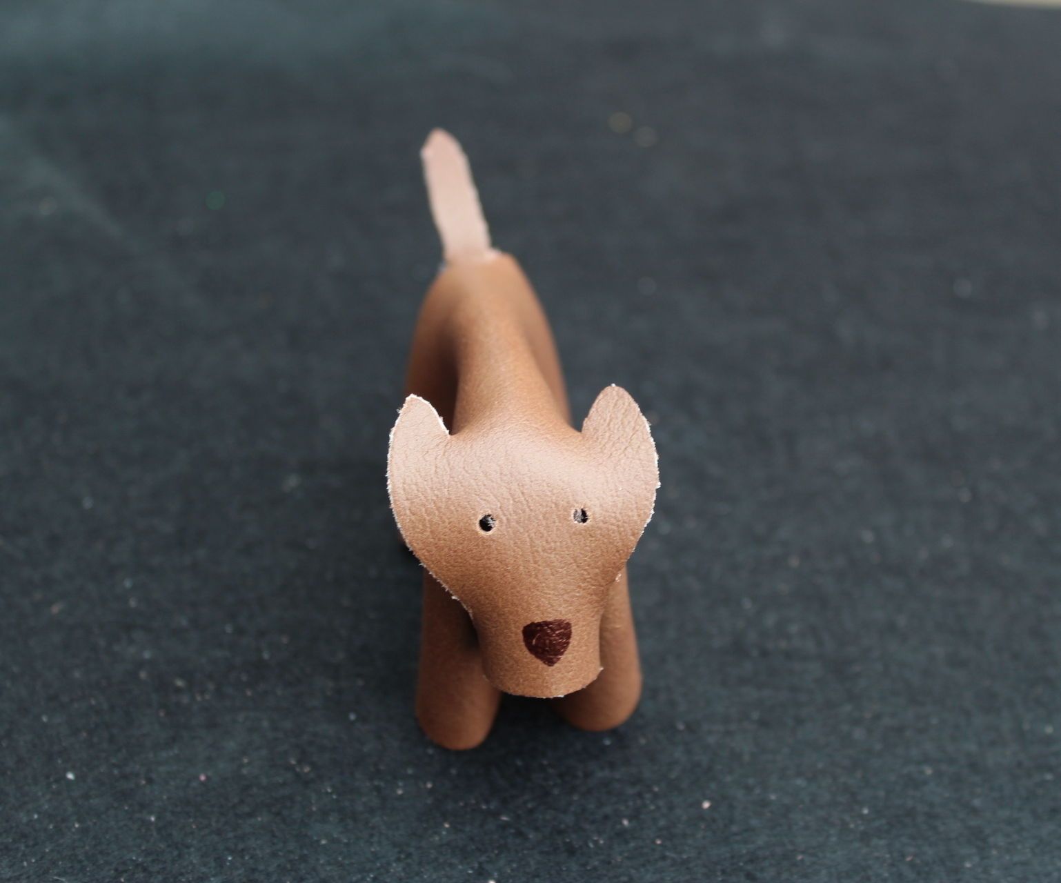 Easy to Make Leather Dog Made From Just Scrap Material!