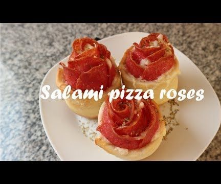 Salami Pizza Roses Recipe