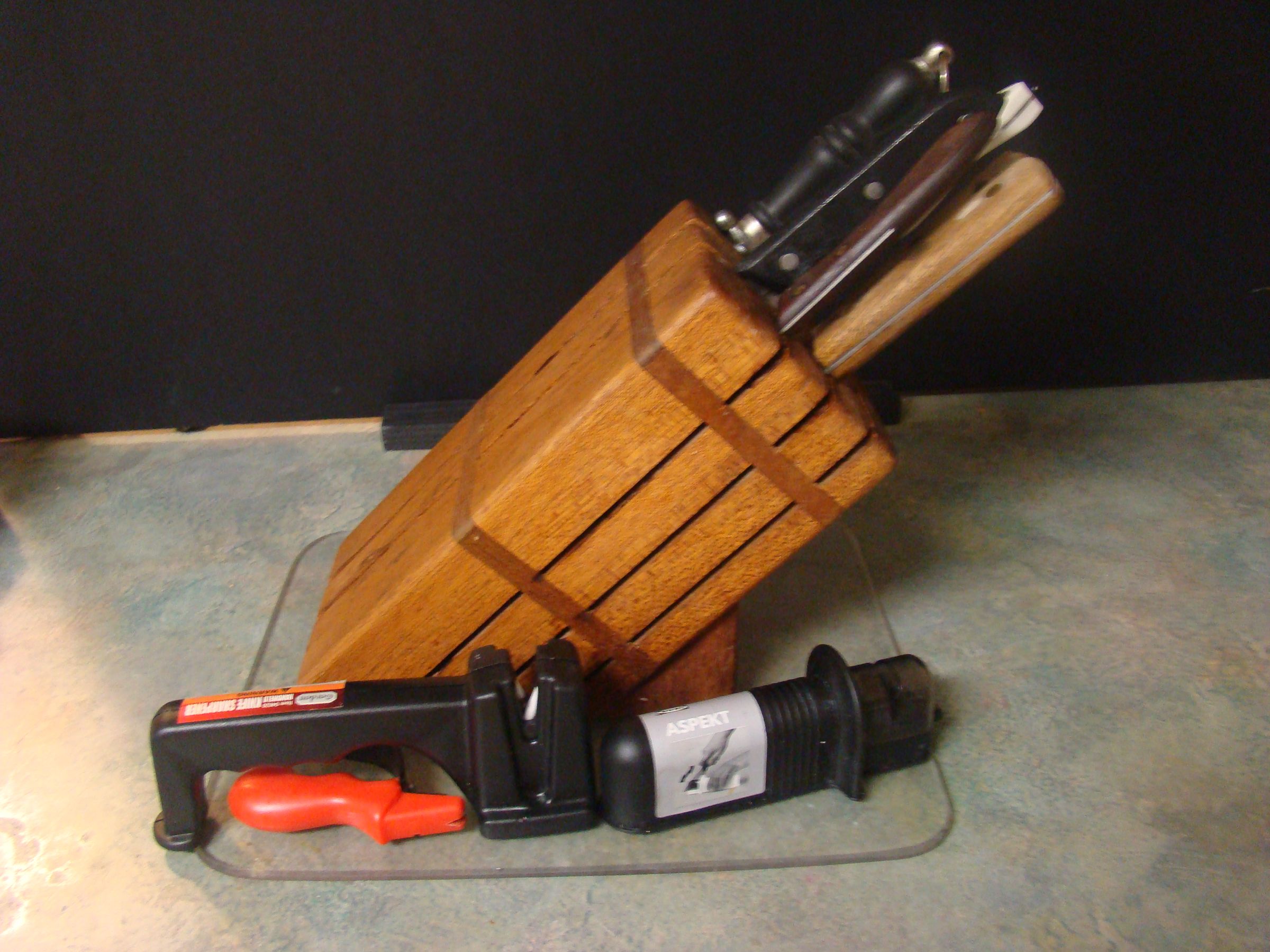 How to Sharpen Your Straight Edge Kitchen Knives 7 Steps Instructables