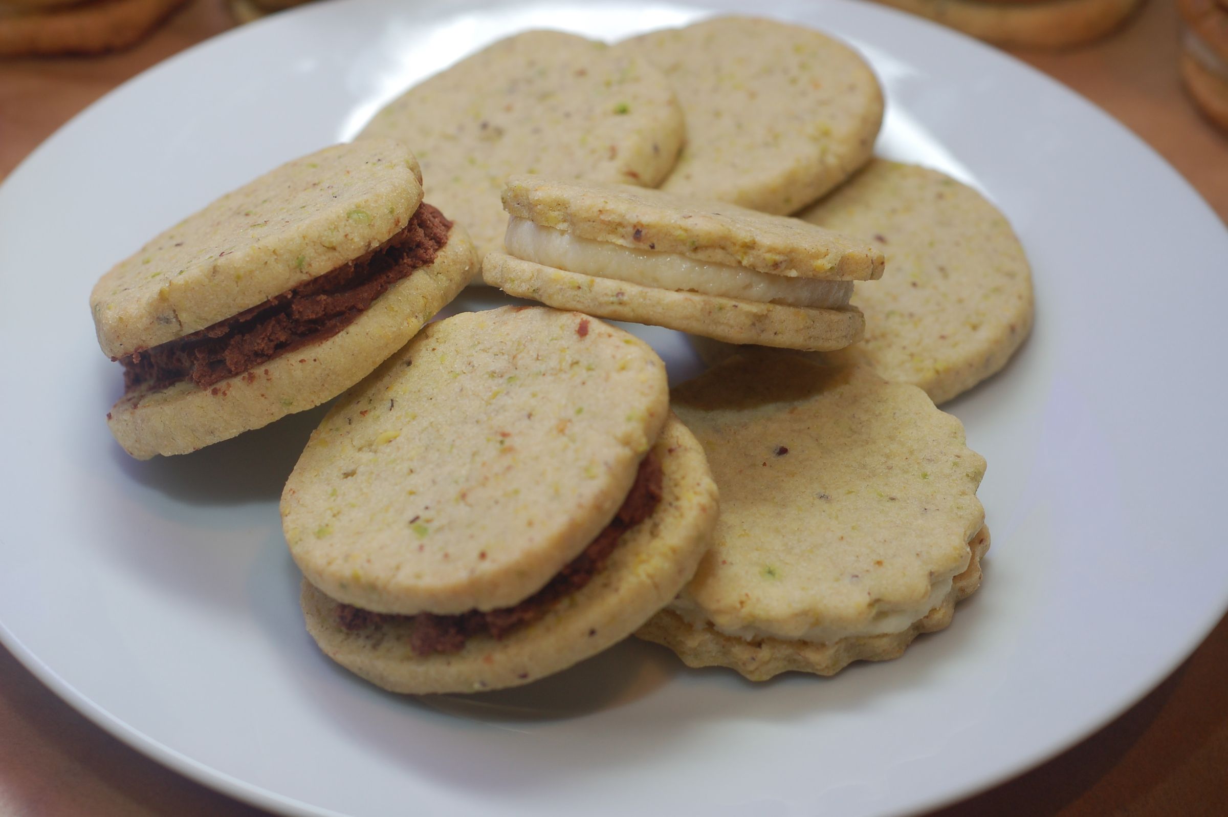 Pistachio Cookies Three Ways