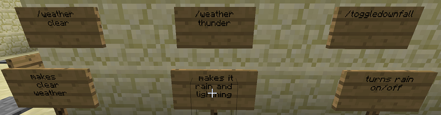Controlling the Weather