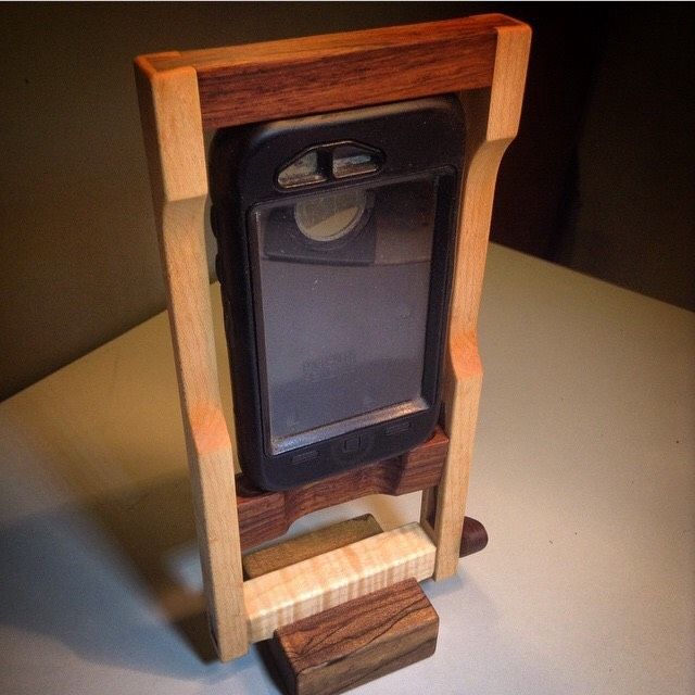 Wooden Smart Phone Holder