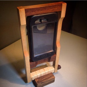 Wooden Smart Phone Holder