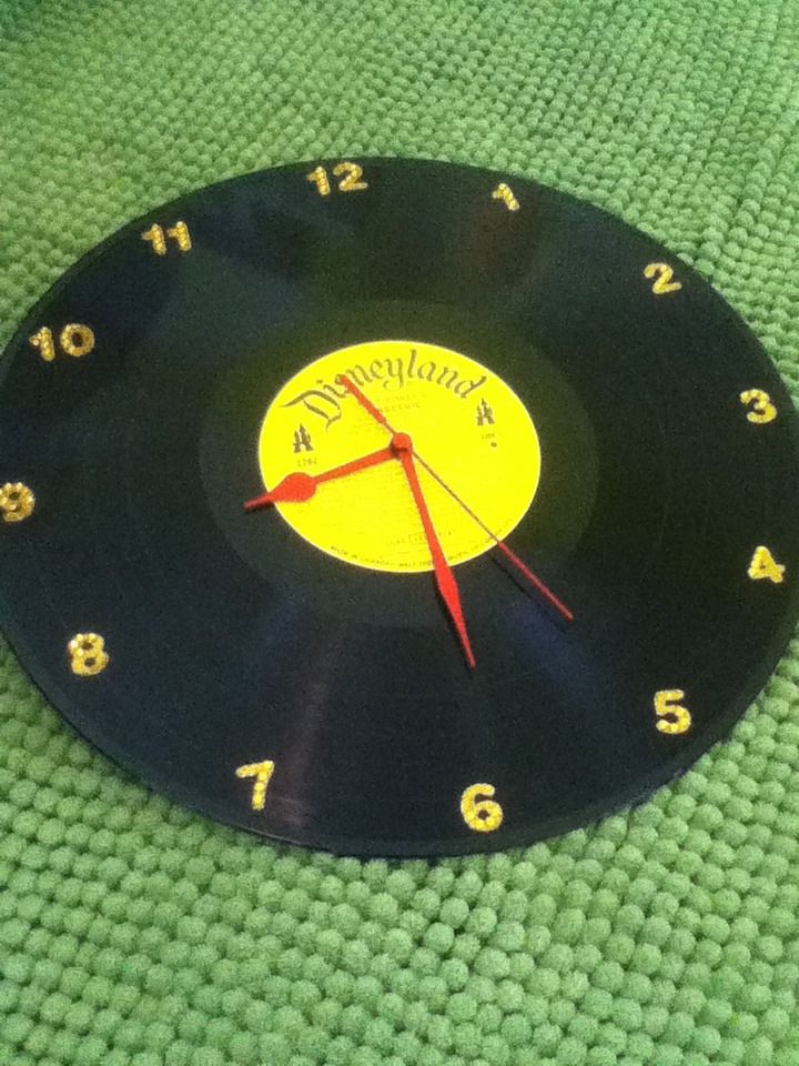 Vinyl Record Clock